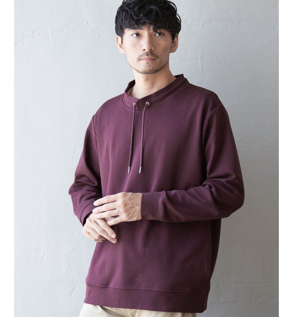 ikka「【抗菌防臭】セイケツダンボールルーイカラー」|パーカー|ワイン