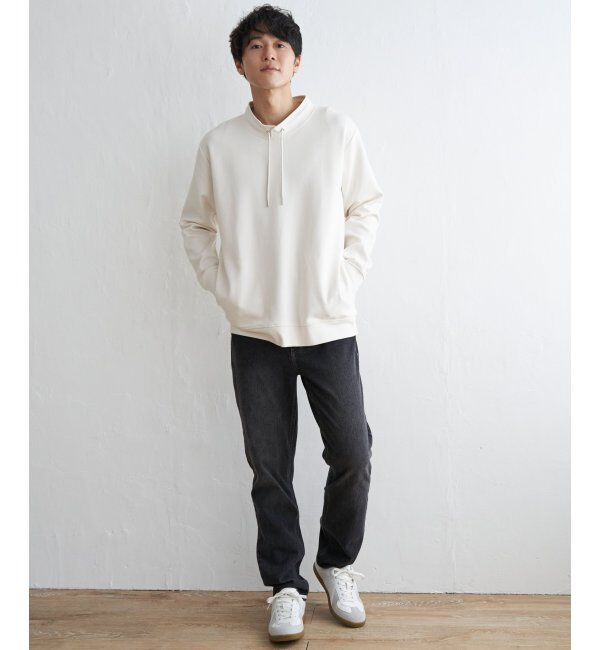 ikka「【抗菌防臭】セイケツダンボールルーイカラー」|パーカー|