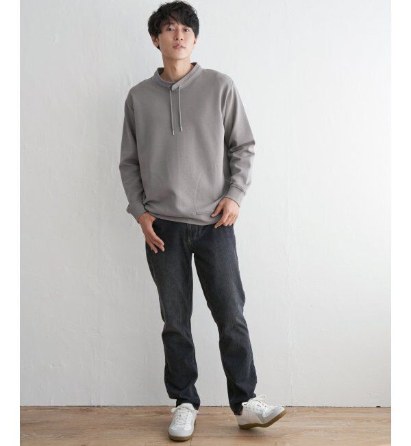 ikka「【抗菌防臭】セイケツダンボールルーイカラー」|パーカー|