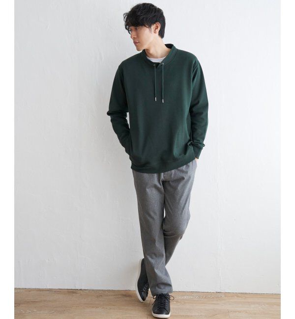 ikka「【抗菌防臭】セイケツダンボールルーイカラー」|パーカー|