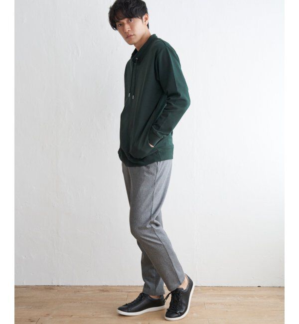 ikka「【抗菌防臭】セイケツダンボールルーイカラー」|パーカー|