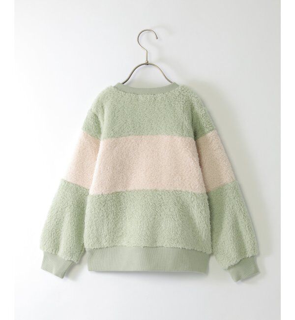 ikka kids「フェイクファー切り替えプルオーバー（120~160cm）」|Tシャツ・カットソー|