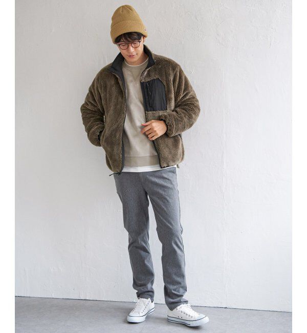 ikka「リバーシブルナイロンフリースブルゾン」|ブルゾン・スタジャン|