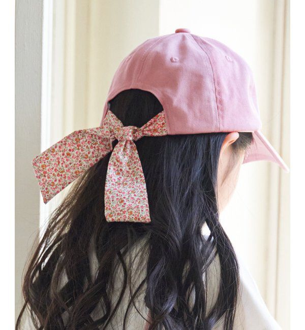 ikka kids「ツイル後ろリボンキャップ」|その他|
