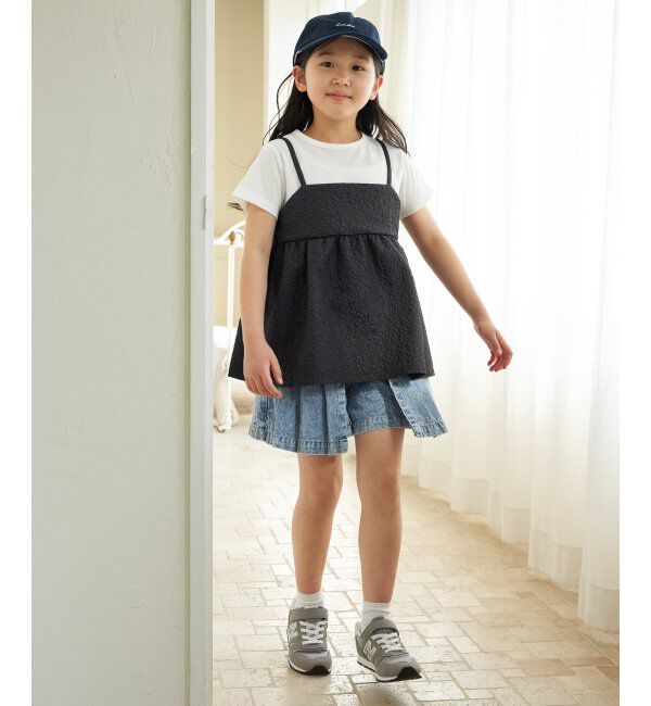 ikka kids「ツイル後ろリボンキャップ」|その他|