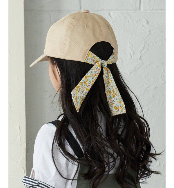 ikka kids「ツイル後ろリボンキャップ」|その他|