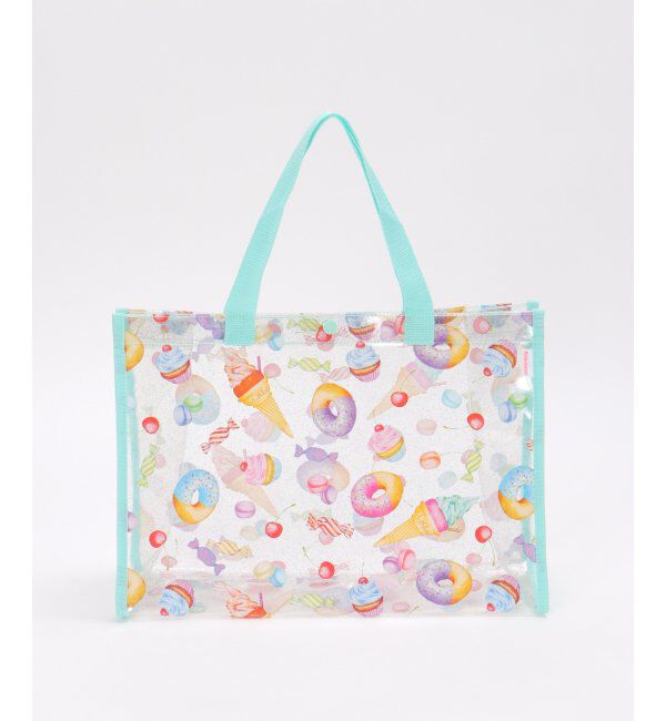 ikka kids「ガールズ プールバッグ 柄アソート」|その他|ミントグリーン