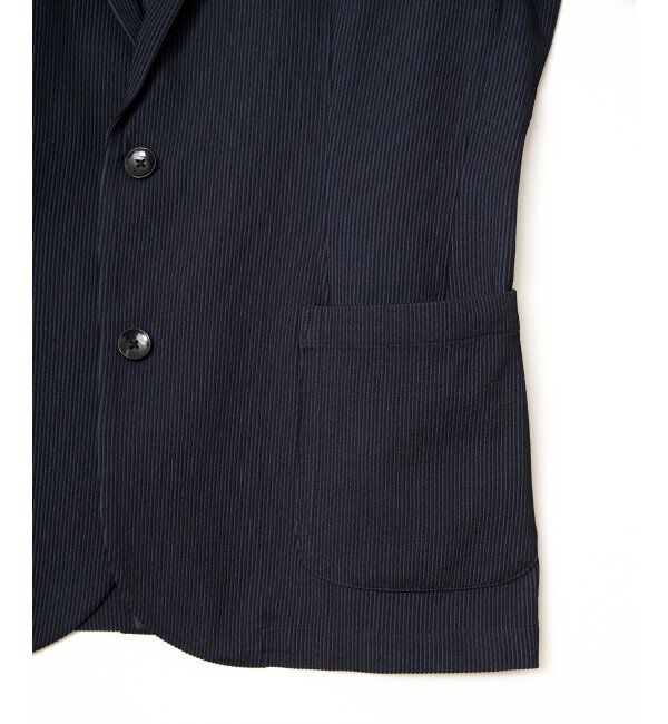 IKKA LOUNGE「【セットアップ対応】GOKU楽ワークサッカージャケット」|テーラードジャケット|