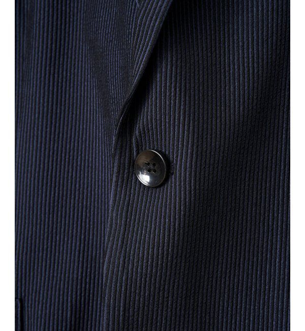 IKKA LOUNGE「【セットアップ対応】GOKU楽ワークサッカージャケット」|テーラードジャケット|