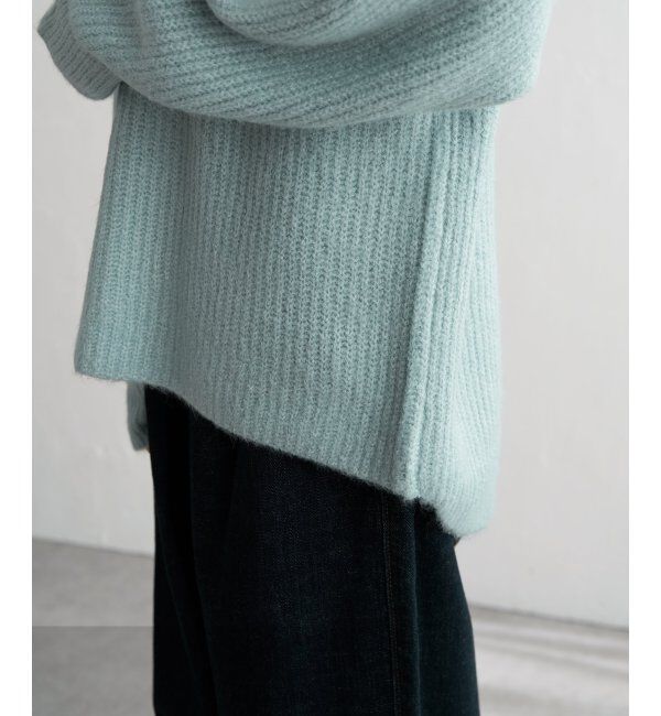 Lbc with Life「配色ステッチ畦ニットプルオーバー」|カーディガン|