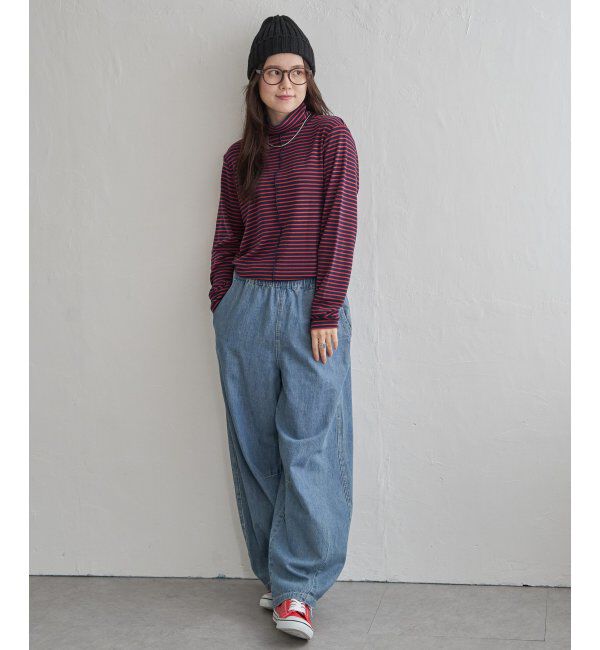 Lbc with Life「クシュスリーブクシュネックロンT」|Tシャツ・カットソー|