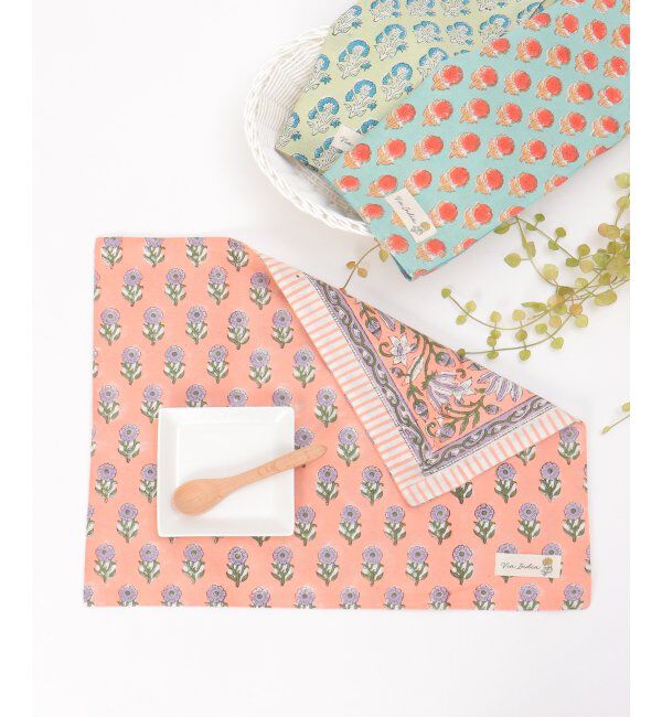 Lbc with Life「ランチマットブロックプリント」|食器・キッチングッズ|