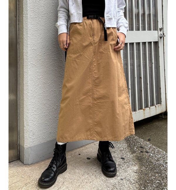 Lbc with Life「コットンツイルワークベルトスカート」|スカート|