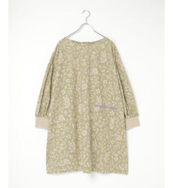 Lbc with Life「フローラル割烹着」|食器・キッチングッズ|ベージュ