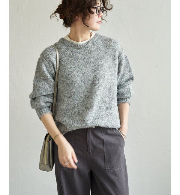 Lbc with Life「モヘヤタッチラウンドヘムPO」|カーディガン|