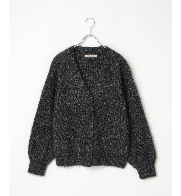 VENCE share style「ラメシャギーカーディガン」|カーディガン|