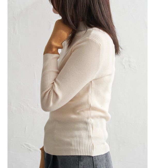 VENCE share style「配色クールクールハイネックプルオーバー」|タンクトップ|