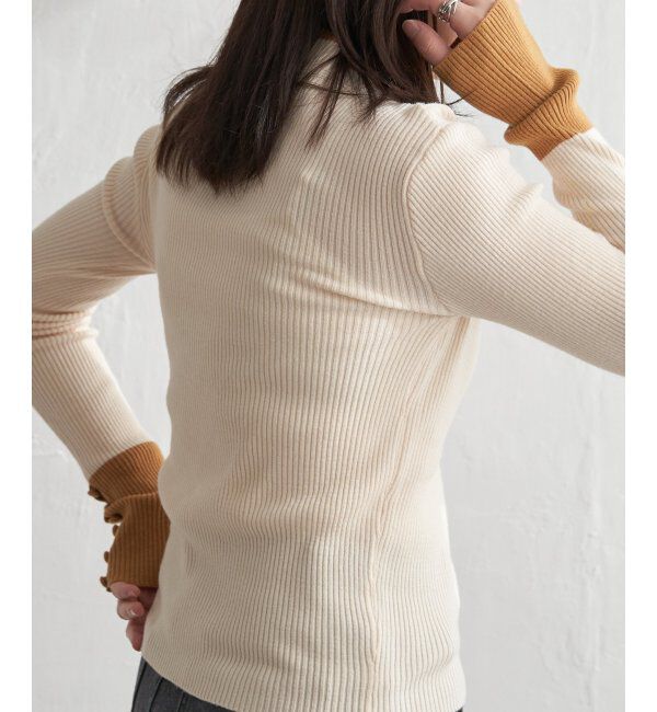 VENCE share style「配色クールクールハイネックプルオーバー」|タンクトップ|