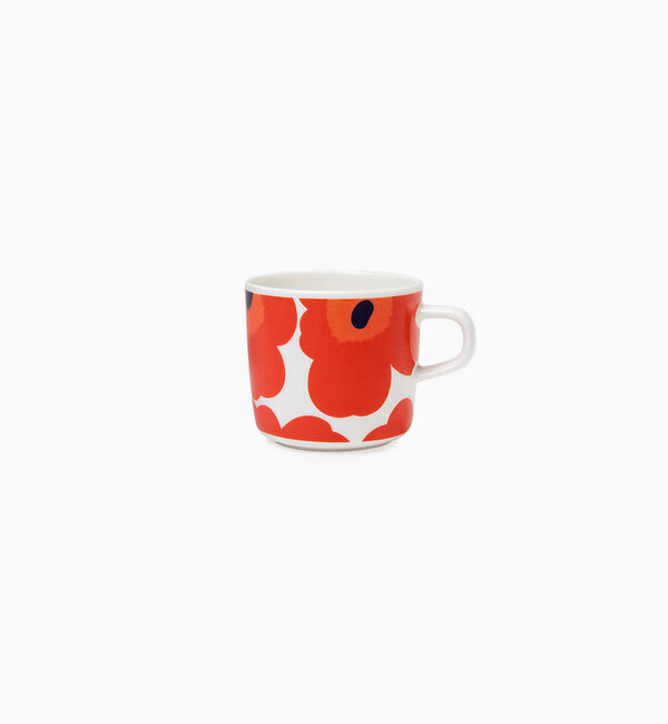 Marimekko「Unikko コーヒーカップ 200ml」|その他|ホワイト&times;レッド