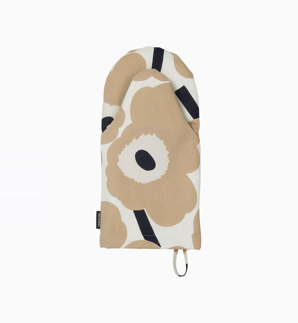 Marimekko「Pieni Unikko ミトン」|その他|ｵﾌﾎﾜｲﾄ&times;ﾍﾞｰｼﾞｭ