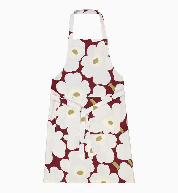 Marimekko「Pieni Unikko エプロン」|その他|ﾀﾞｰｸﾚｯﾄﾞ&times;ﾗｲﾄｸﾞﾚｰ&times;ｵ
