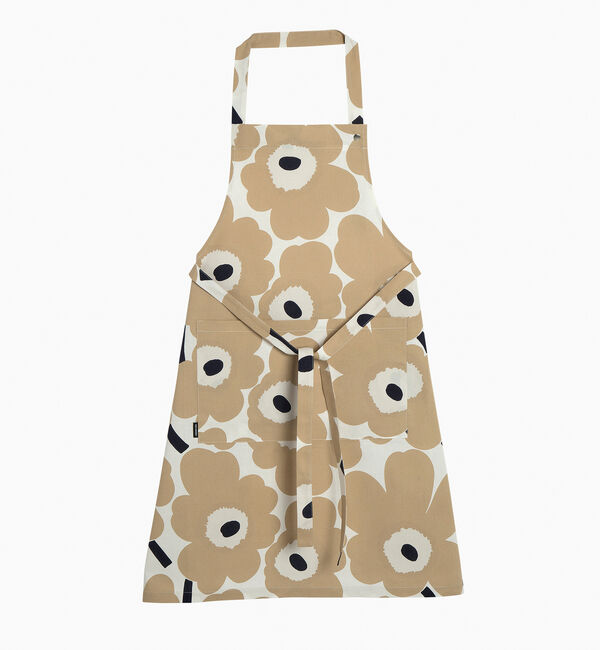 Marimekko「Pieni Unikko エプロン」|その他|ｵﾌﾎﾜｲﾄ&times;ﾍﾞｰｼﾞｭ