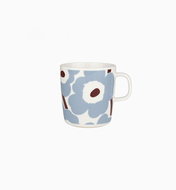 Marimekko「Unikko マグカップ 400ml」|その他|ﾌﾞﾙｰｸﾞﾚｰ&times;ﾎﾜｲﾄ