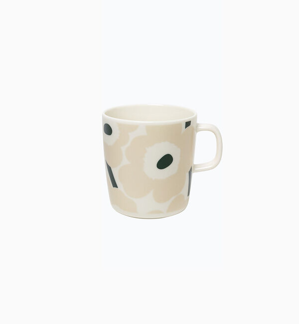 Marimekko「Unikko マグカップ 400ml」|その他|ﾍﾞｰｼﾞｭ&times;ﾀﾞｰｸｸﾞﾘｰﾝ&times;ﾎ