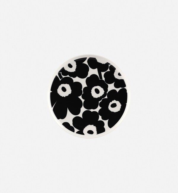 Marimekko「Unikko プレート 25cm」|その他|ホワイト&times;ブラック