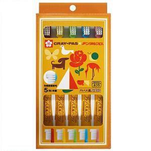 デンタルプロ「クレパス風ハブラシ５本組」|オーラルケア|その他