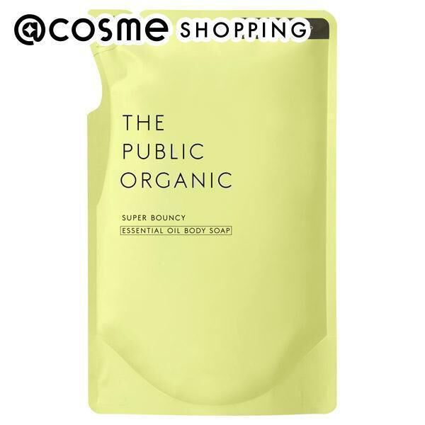  「THE PUBLIC ORGANIC スーパーバウンシーDM ボディソープ 詰替え/シトラスフローラル調の香り (400ml)」|ボディクレンジング|その他