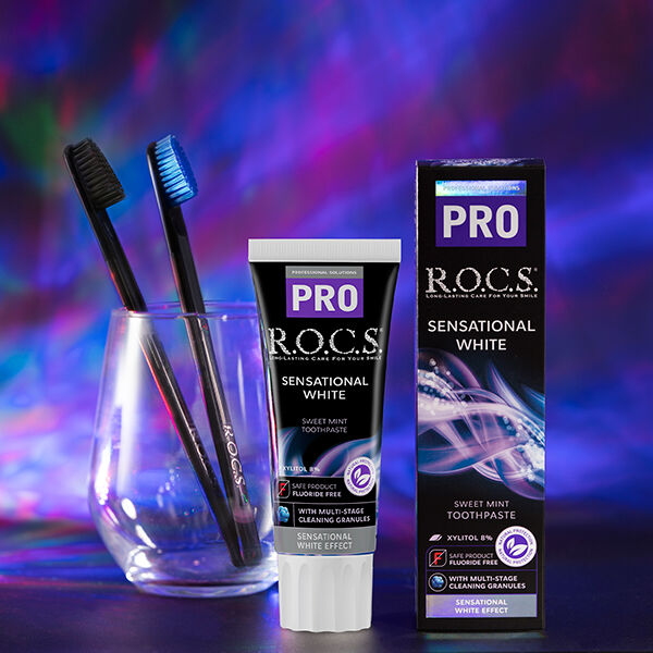  「R.O.C.S. ロックスPRO センセーショナルホワイト スィートミント (94g)」|オーラルケア|