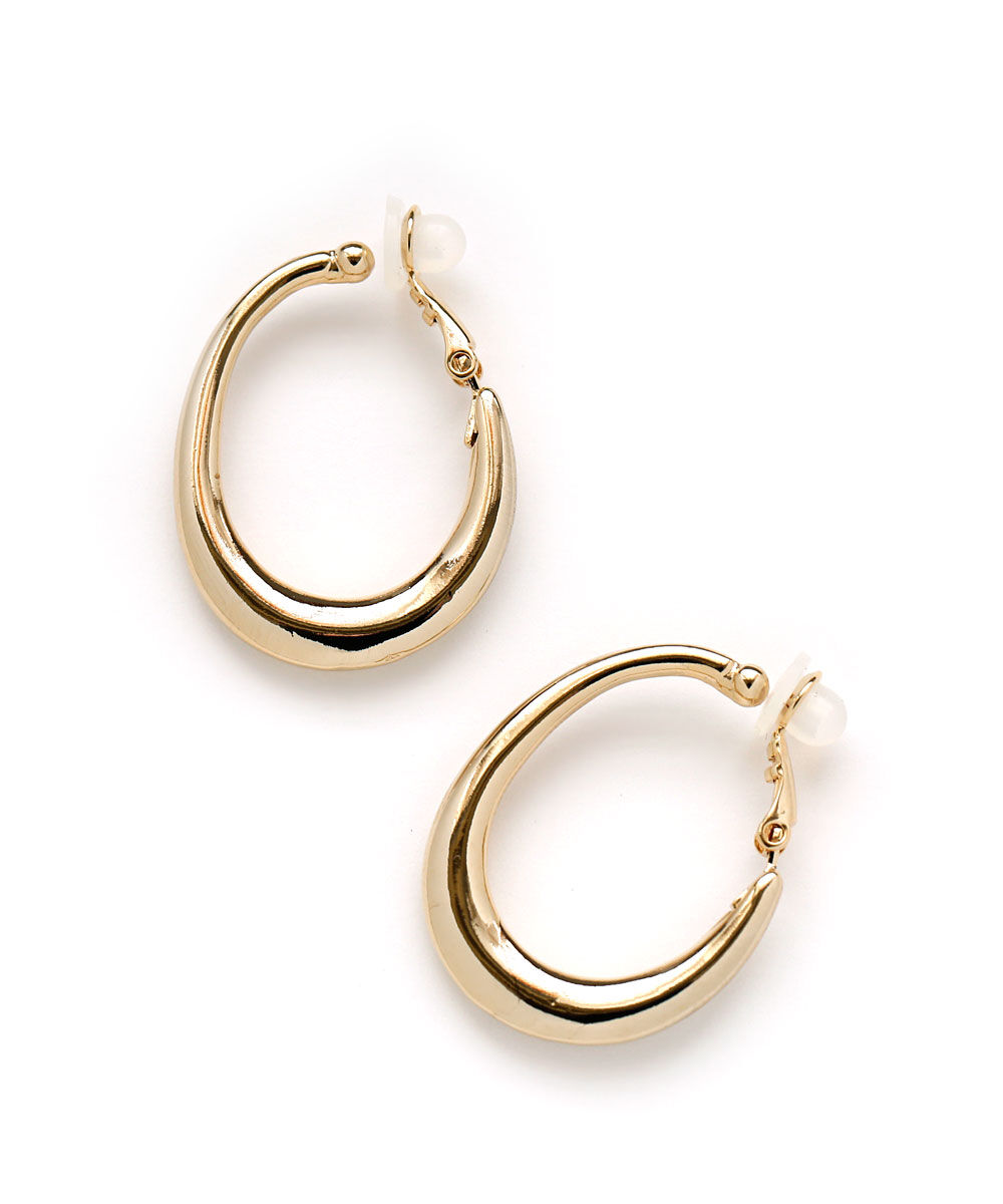 colleca la「オーバルフープイヤリング」|イヤリング|
