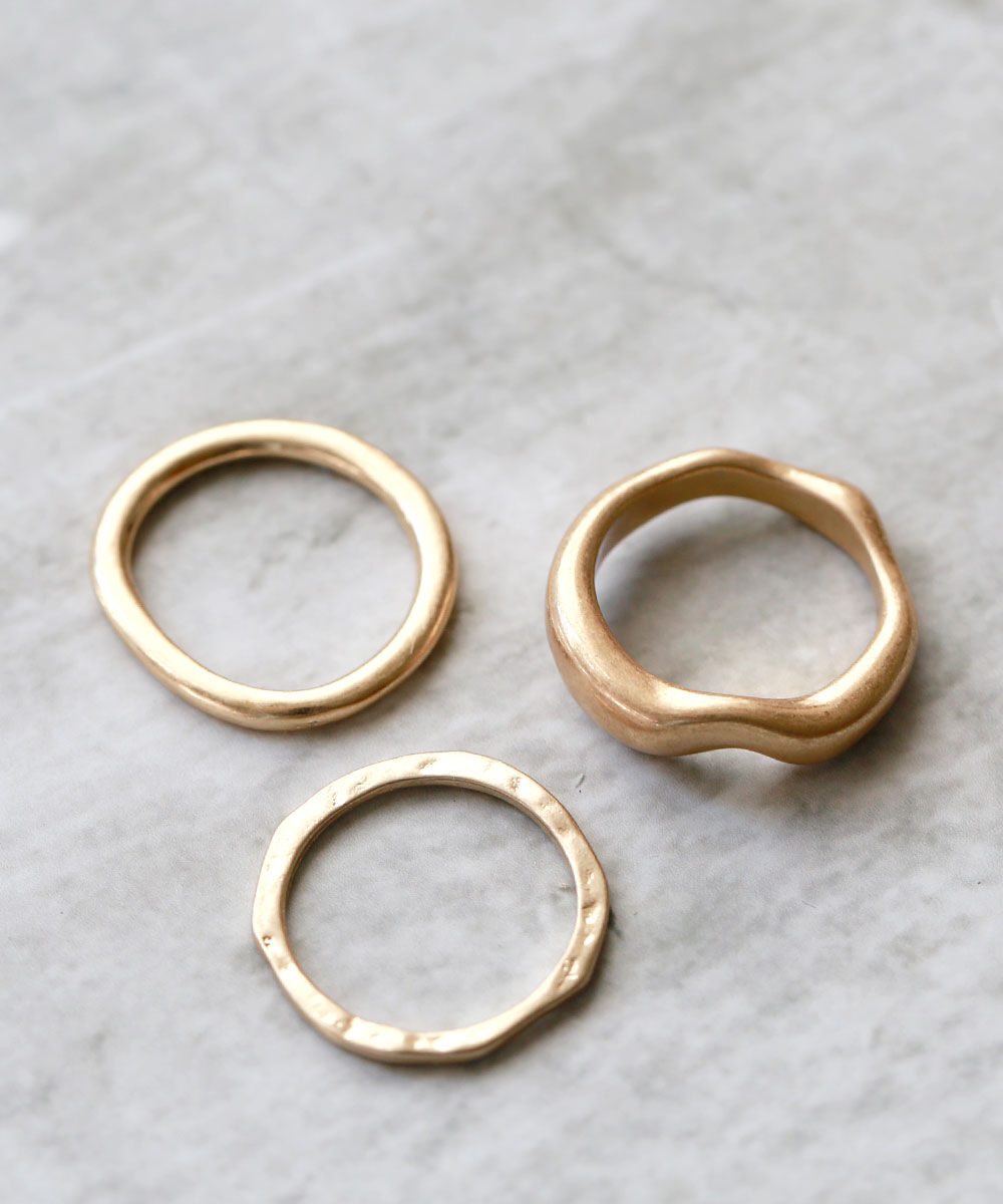 colleca la「マットクラフトセットリング」|リング|ゴールド