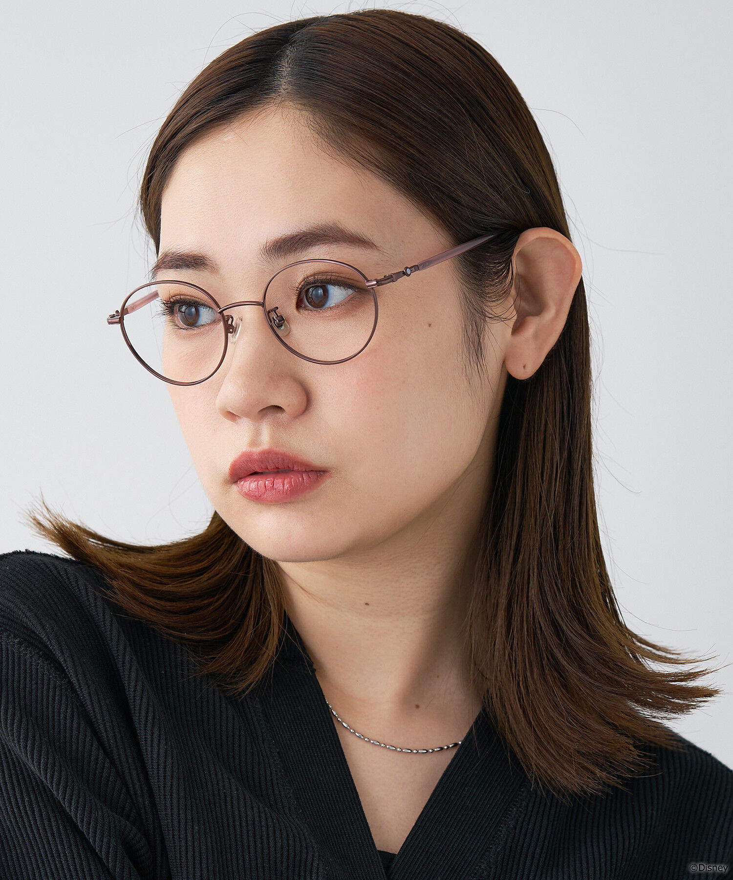  「ボストン型 メガネ｜Disney Collection created by Zoff "PRINCESS"『Rapunzel』 ラプンツェル」|メガネ|ブラウン