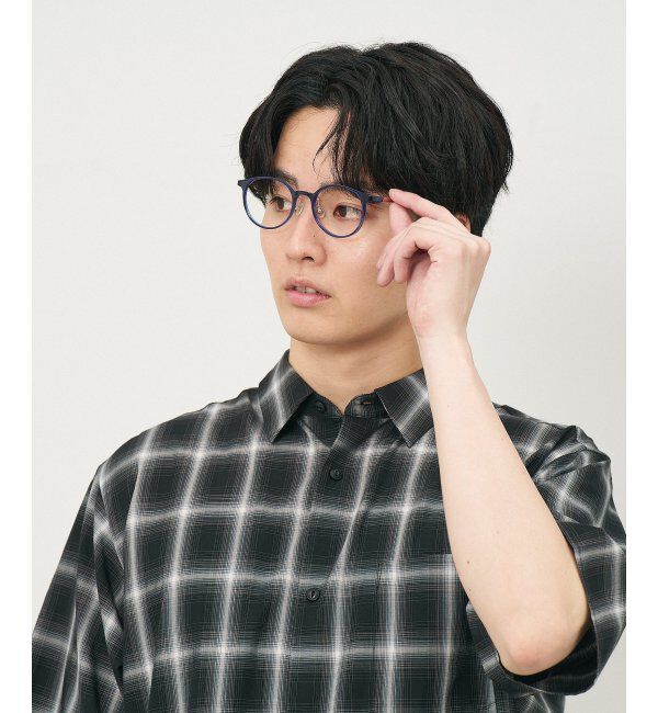  「ボストン型 メガネ｜クリアカラー｜伊達メガネ 度付きメガネ｜ユニセックス  レンズ交換券付」|メガネ|