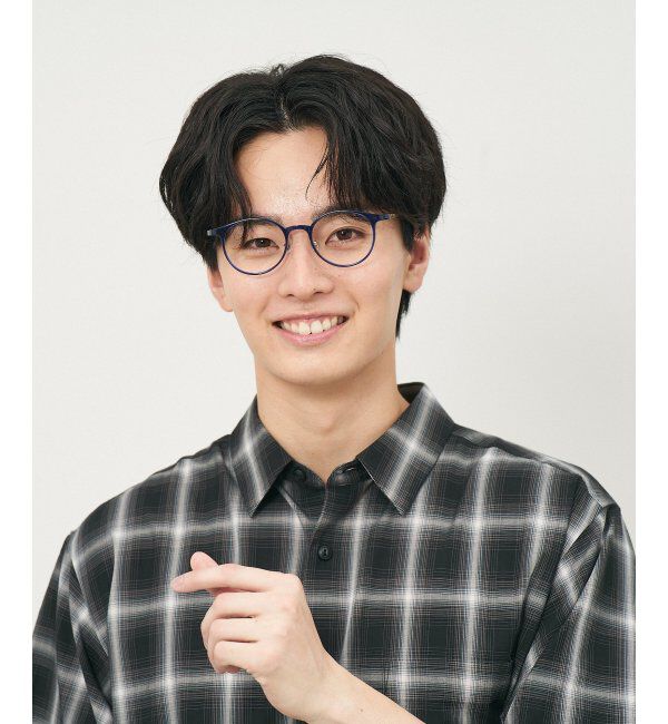  「ボストン型 メガネ｜クリアカラー｜伊達メガネ 度付きメガネ｜ユニセックス  レンズ交換券付」|メガネ|