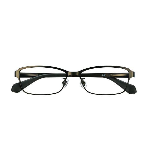  「スクエア型 メガネ | 、 レンズ交換券付」|メガネ|オリーブ1