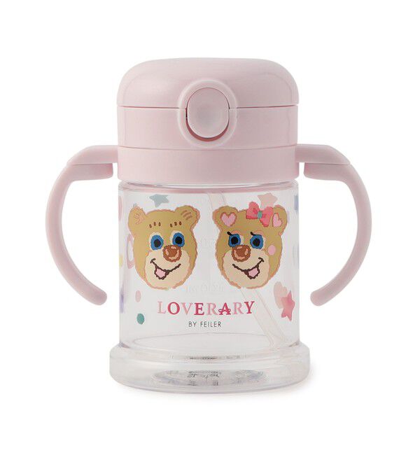 LOVERARY BY FEILER「ハッピーポップニナ　ストローマグ　L/SKHPA-233109」|食器・キッチングッズ|ペールパープル