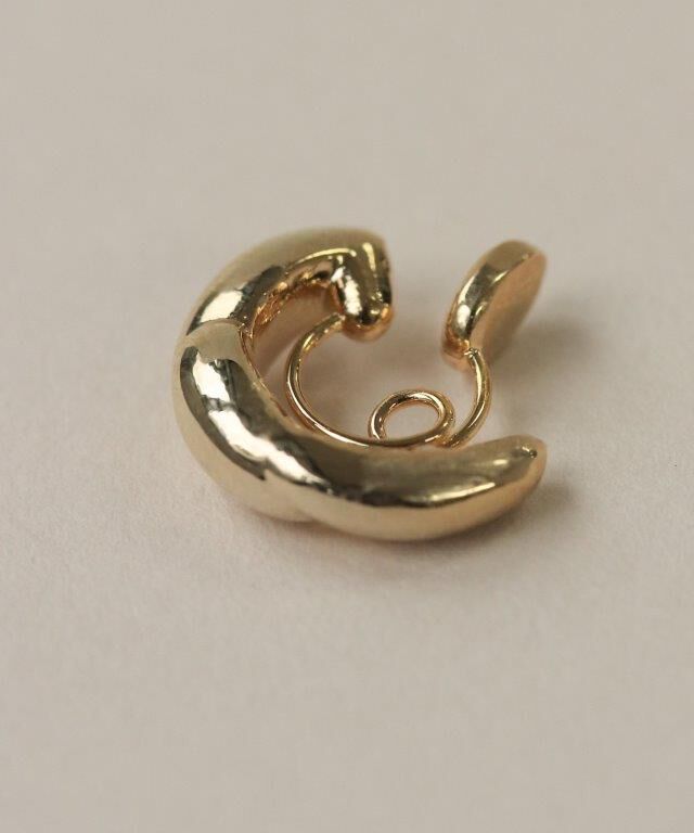  「Bubbloop ひねり風イヤリング ノンホールピアス」|イヤリング|