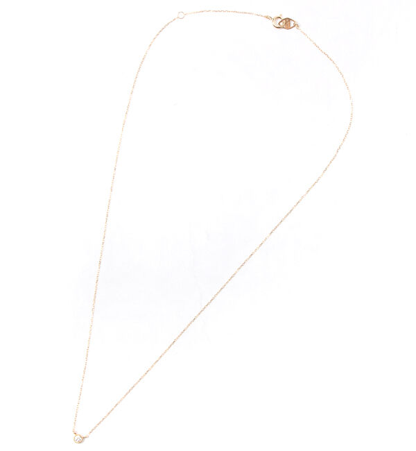 JUPITER「【K18】一粒ダイヤモンドネックレス」|ネックレス|