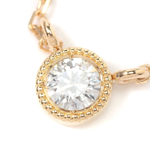 JUPITER「【K18】一粒ダイヤモンドネックレス」|ネックレス|