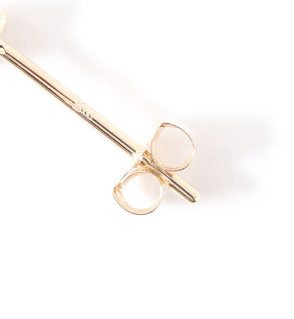 JUPITER「【K10】ダイヤモンドスクエアピアス」|ピアス|