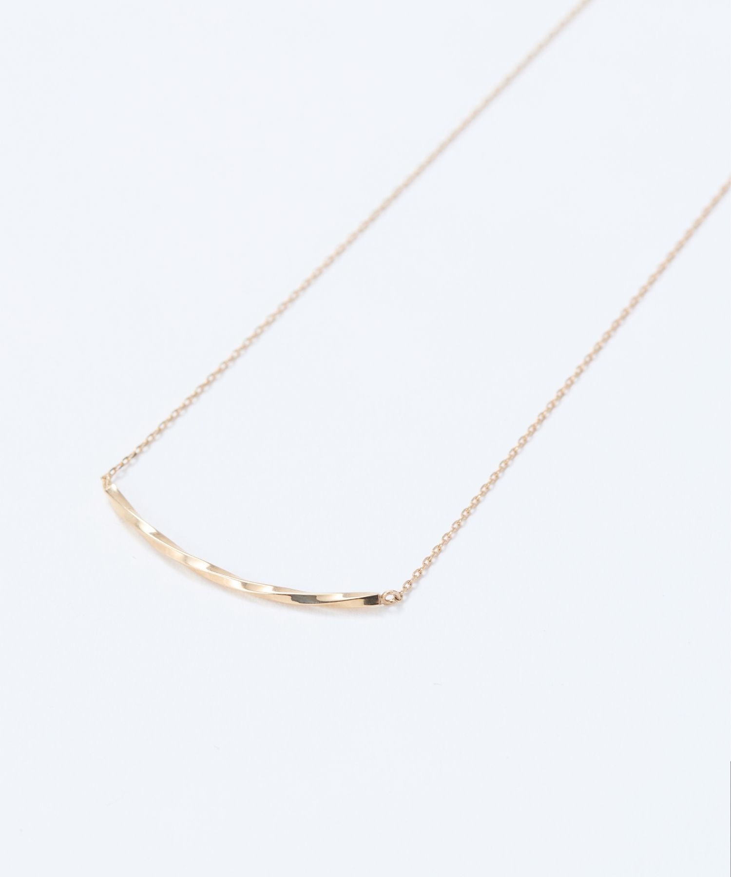 JUPITER「【K10】ツイストバーネックレス」|ネックレス|