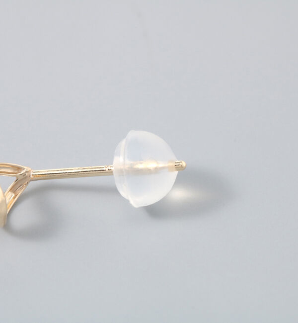 Phoebe「【K10】リーフダイヤモンドピアス/BOX付き」|ピアス|