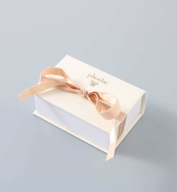 Phoebe「【K10】リーフダイヤモンドピアス/BOX付き」|ピアス|