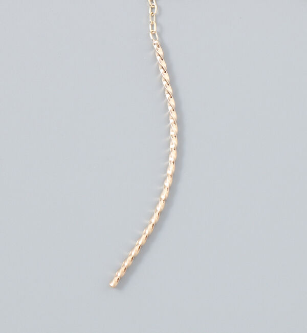 Phoebe「【K10】クロスラインアメリカンピアス／BOX＆ショッパーつき」|ピアス|