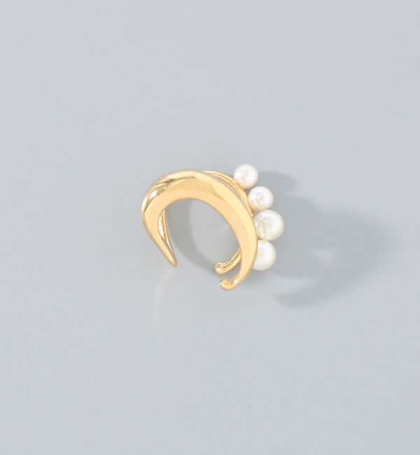 Phoebe「【シリーズ累計販売10000点突破！】ドレッシングパールイヤーカフ　ゴールド」|イヤーカフ|