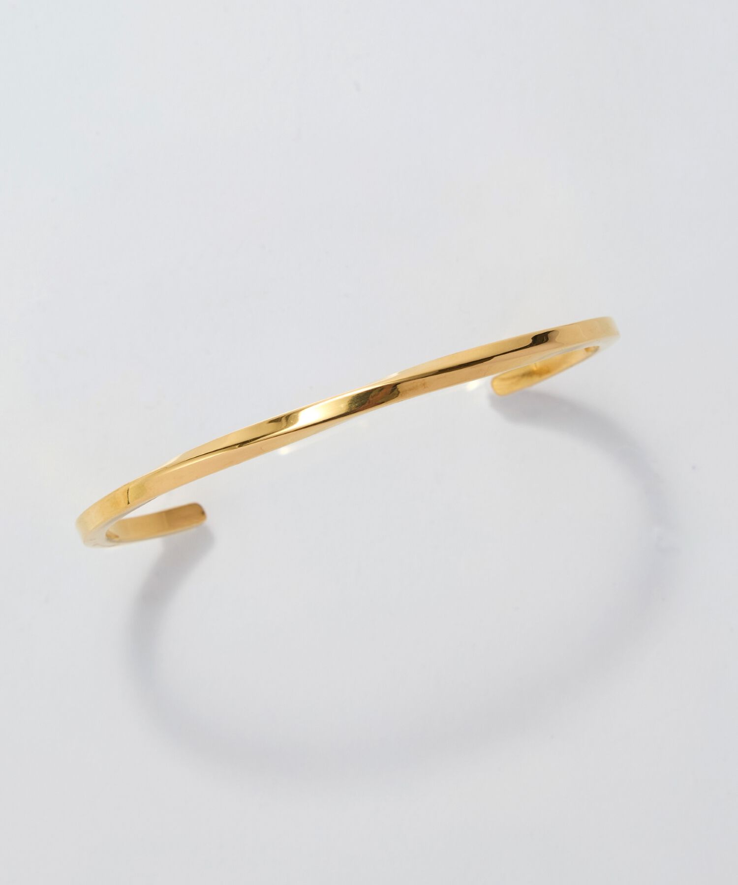 Phoebe「【金属アレルギー対応】ライトツイストメタルバングル/サージカルステンレス」|ブレスレット・バングル|