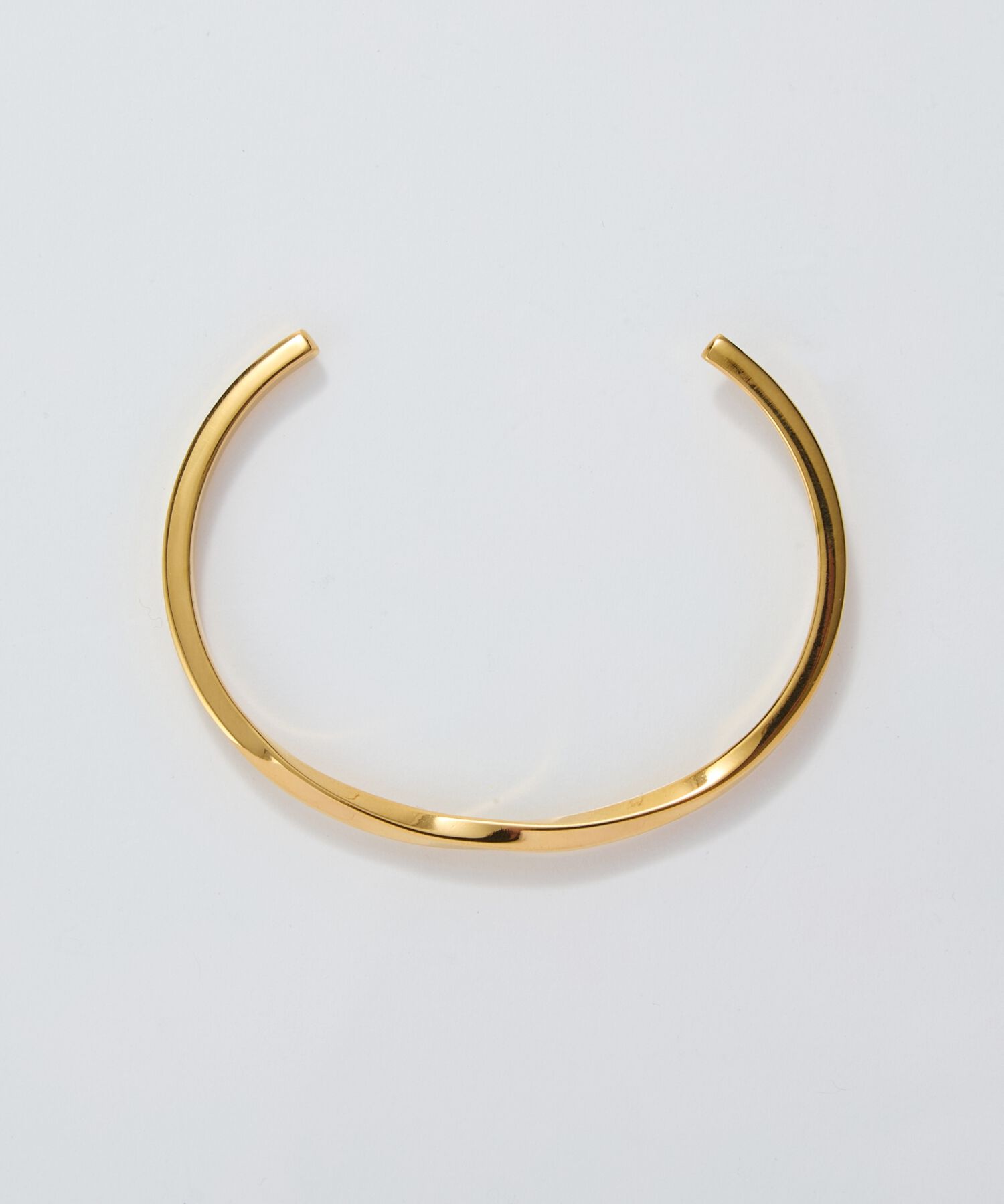 Phoebe「【金属アレルギー対応】ライトツイストメタルバングル/サージカルステンレス」|ブレスレット・バングル|